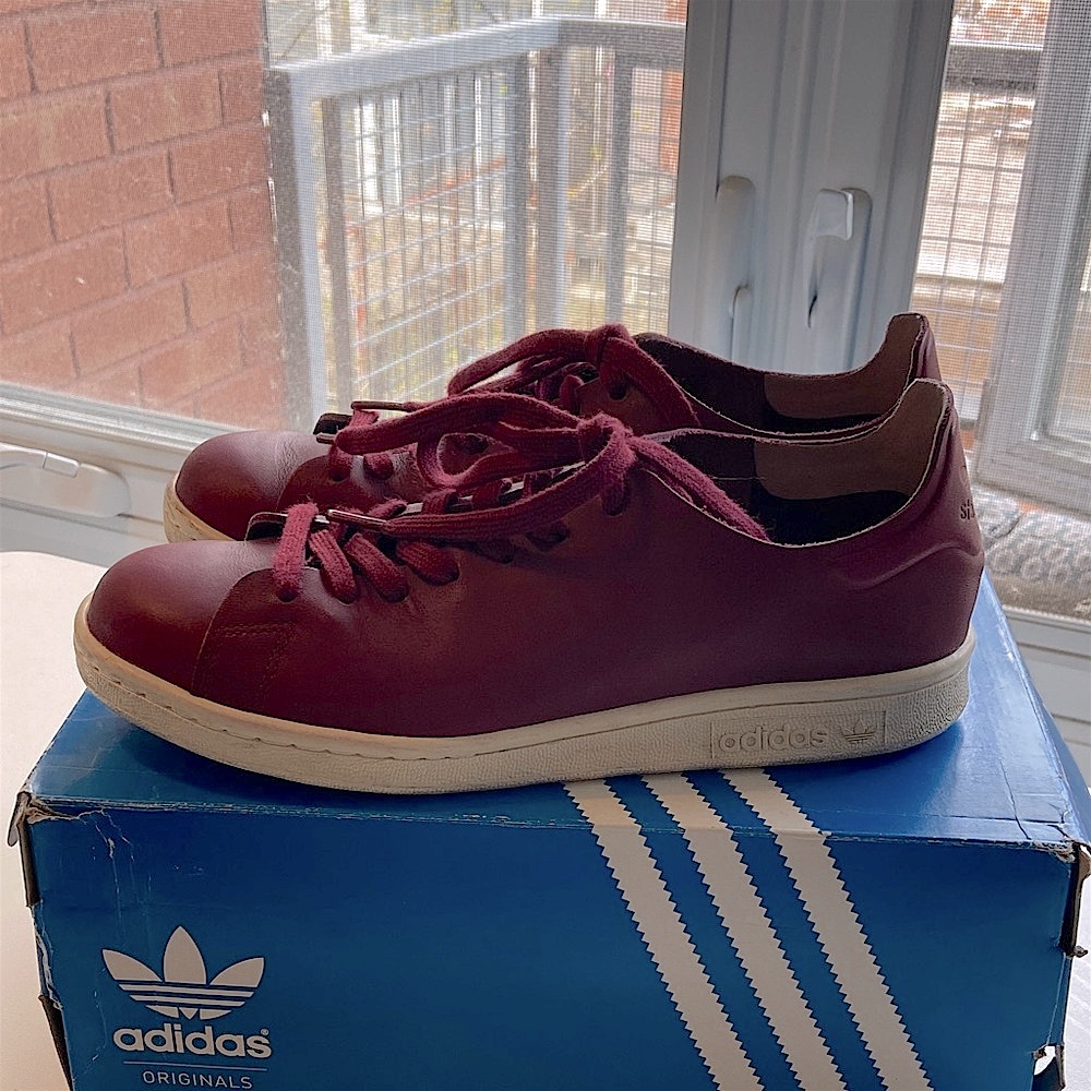 Adidas Stan Smith Originals Burgundy Leather